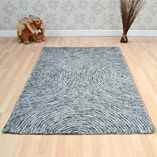 Brown and grey rug