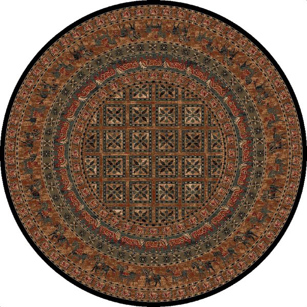 Kashqai Circle Rugs