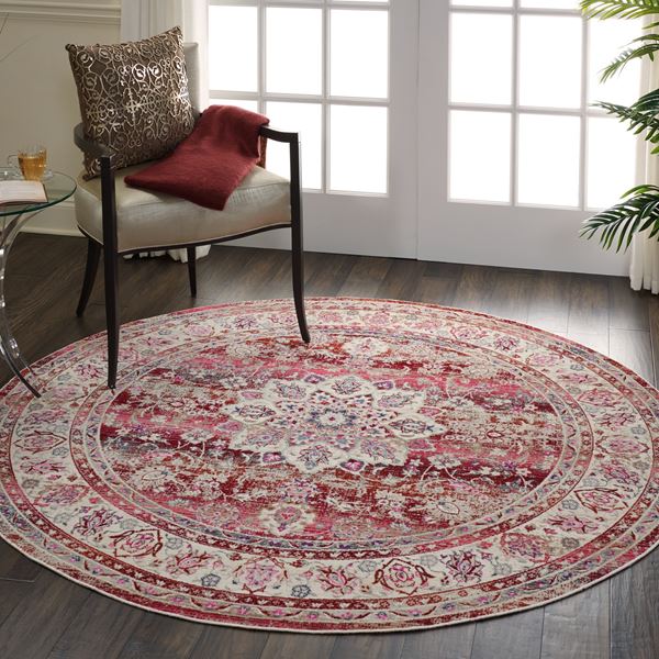 Vintage Kashan Circular rugs