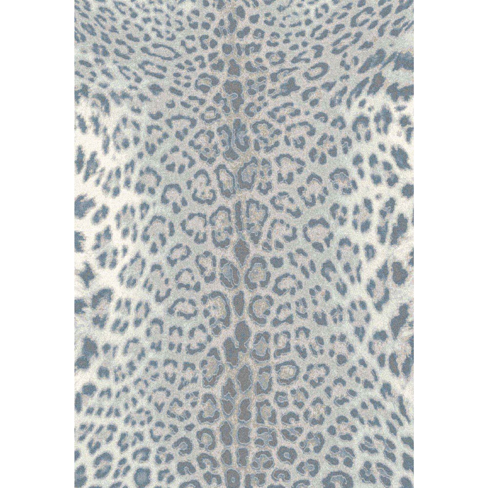 Simba Animal Print Modern Rugs 12279 505 in Grey