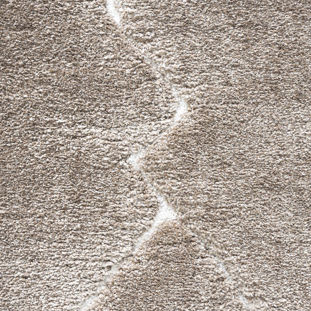 Dune 14005 7292 Carved Textured Shaggy Rug in Neutral