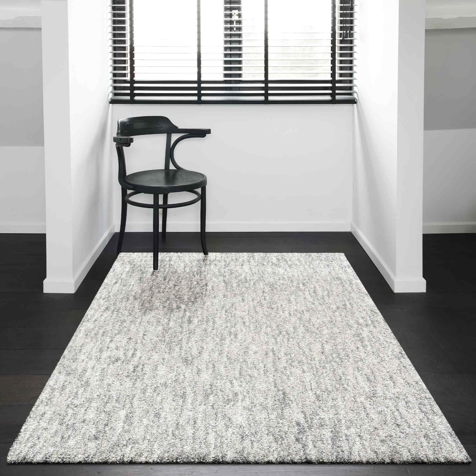 Mehari Mottled Modern Rugs 23353 6262 In Cream