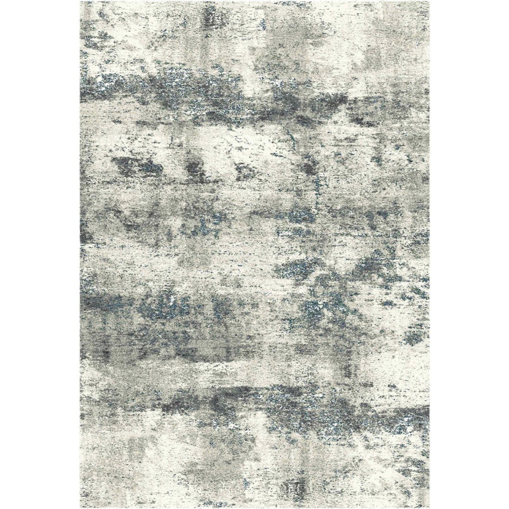 Woodstock Modern Abstract Rugs 6258 in Beige Blue