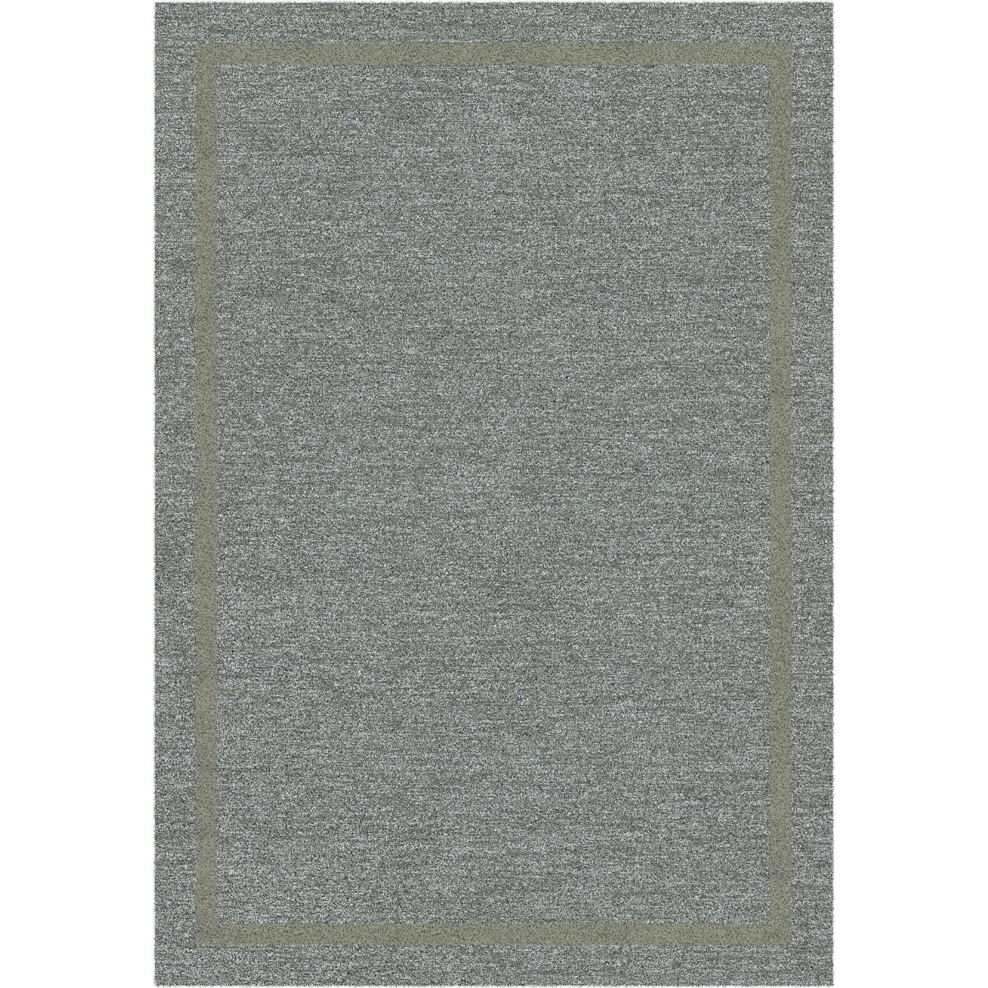 Liberty Modern Abstract Bordered Rugs 34045 3171 In Grey