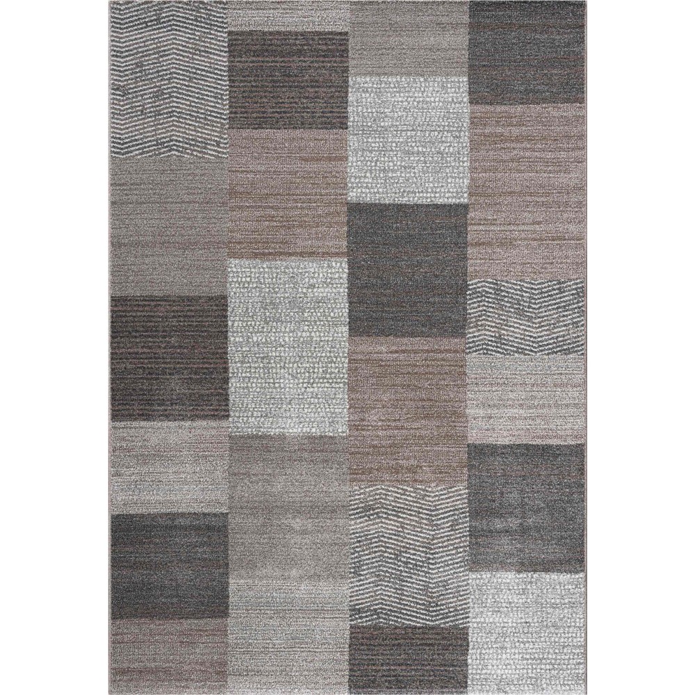 Liberty Geometric Modern Rugs 34100 1272 in Pink