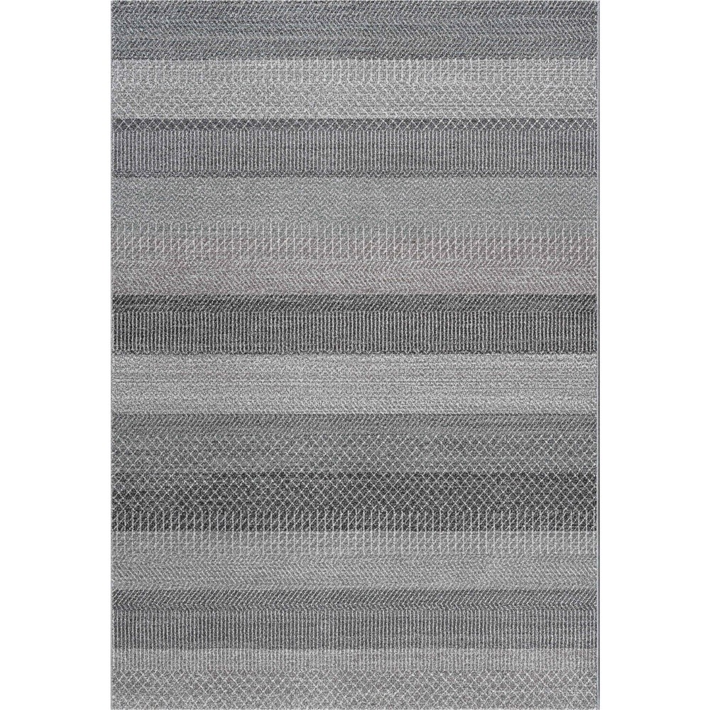 Liberty Geometric Striped Modern Rugs 34105 4262 in Green