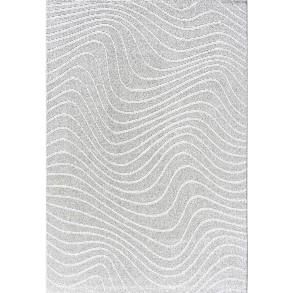 Geo Modern Abstract Rugs 41077 6161 in Grey