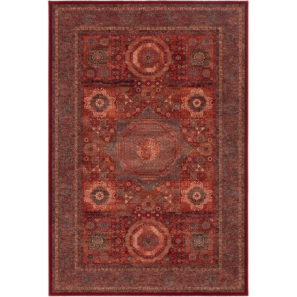 Royal Kashqai Traditional Wool Rugs 4321 300 in Brick Red