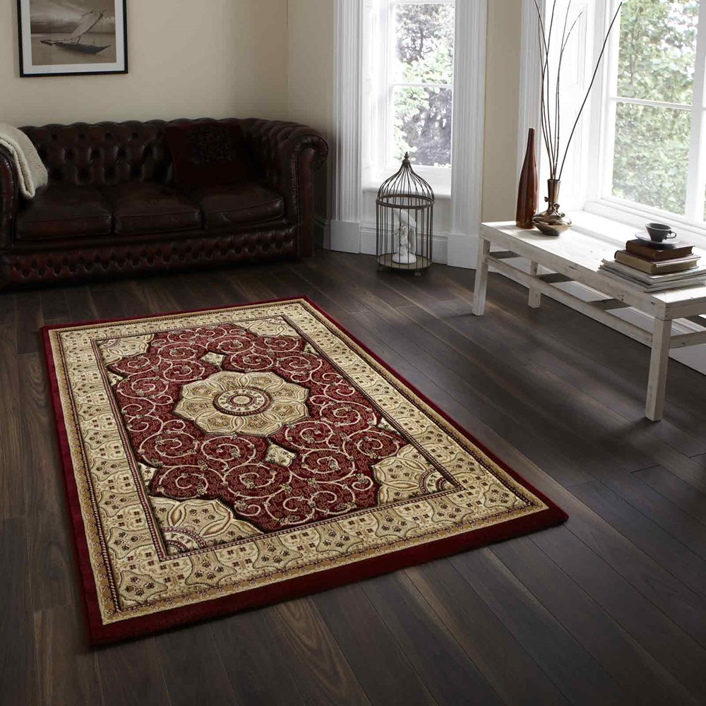 Heritage 4400 Rugs in Red