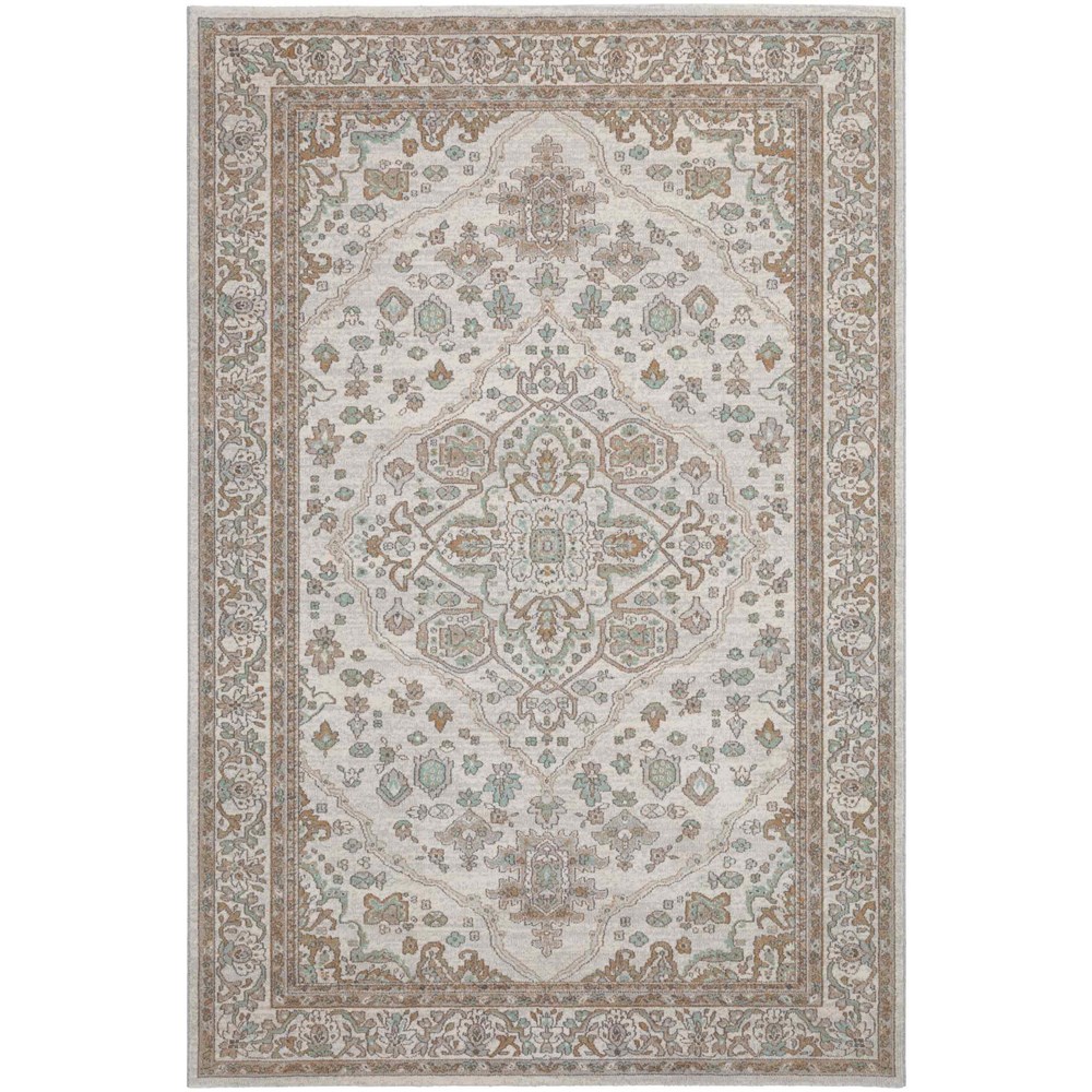 Phoenix Traditional Wool Wilton Medallion Rug 47701 100