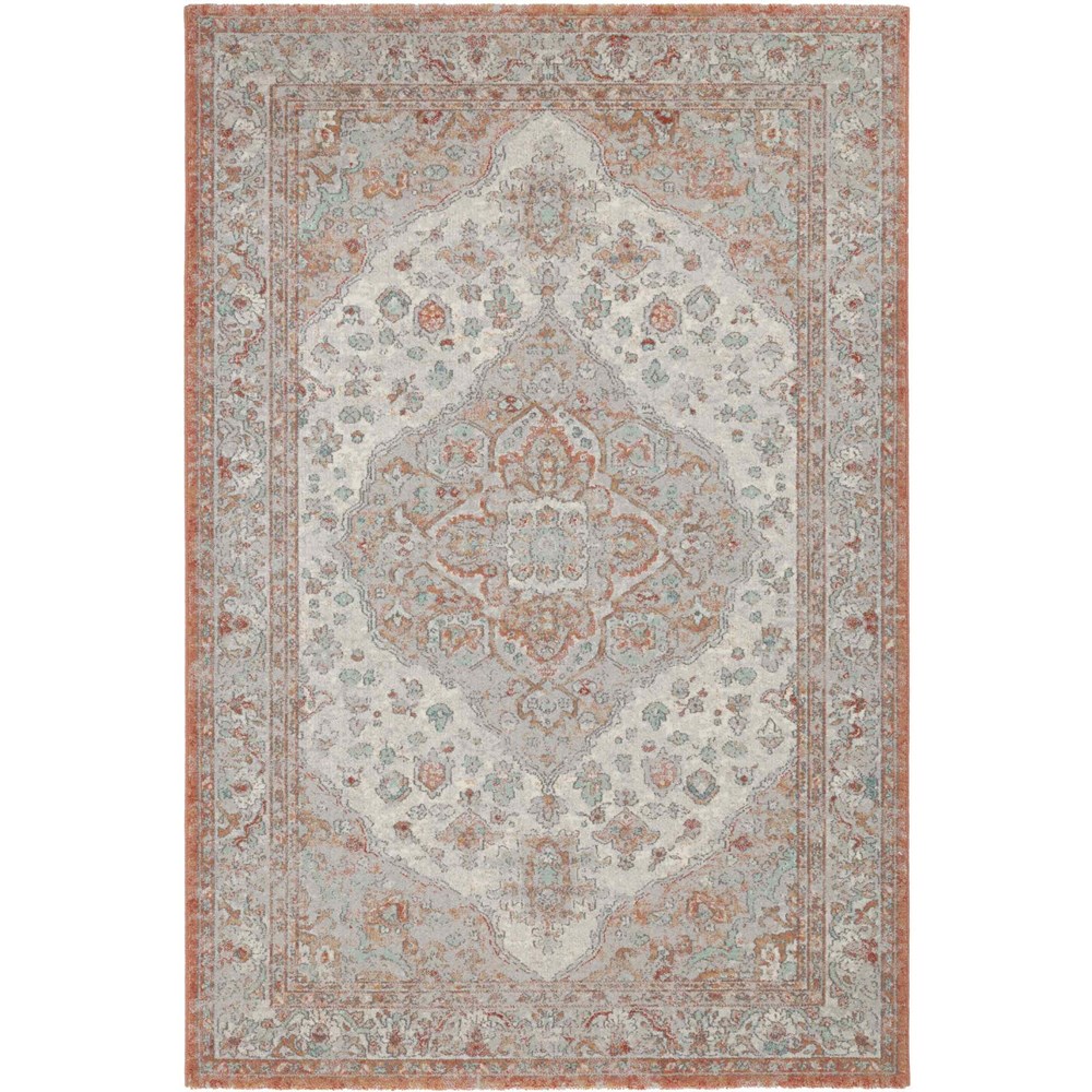 Phoenix Traditional Wool Wilton Medallion Rug 47701 112