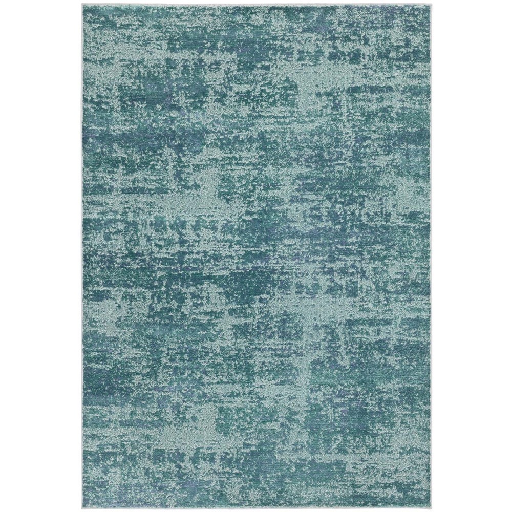 Venus Modern Plain Distressed Wool 48221 JC400 Rugs in Blue