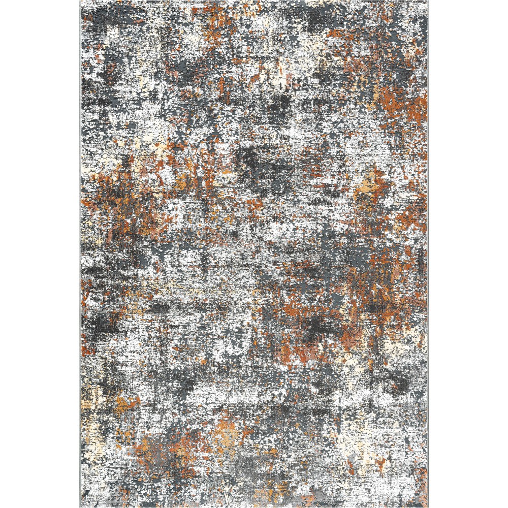 Canyon 52029 3888 Modern Abstract Rugs in Grey Brown