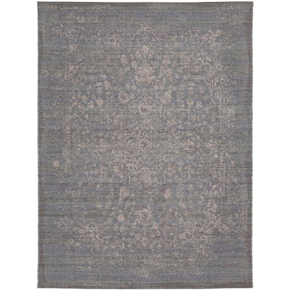 Ziba 52086 KX500 Traditional Medallion Wool Rugs in Grey