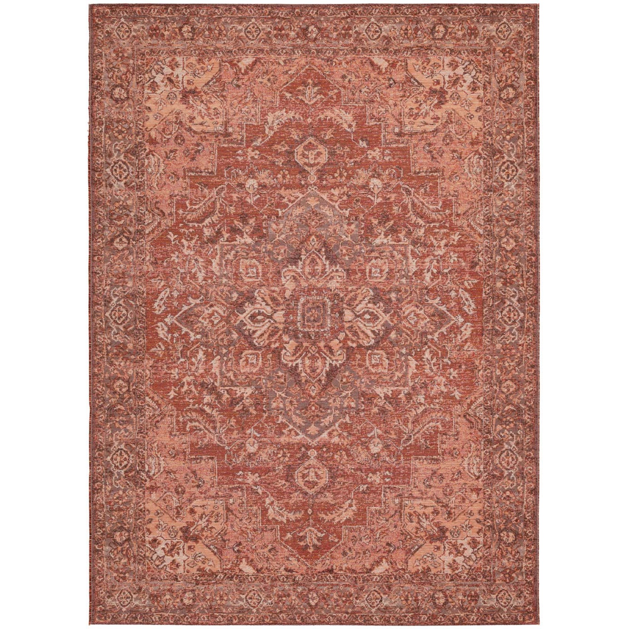 Ziba 52102 Mt301 Traditional Medallion Wool Rugs In Red