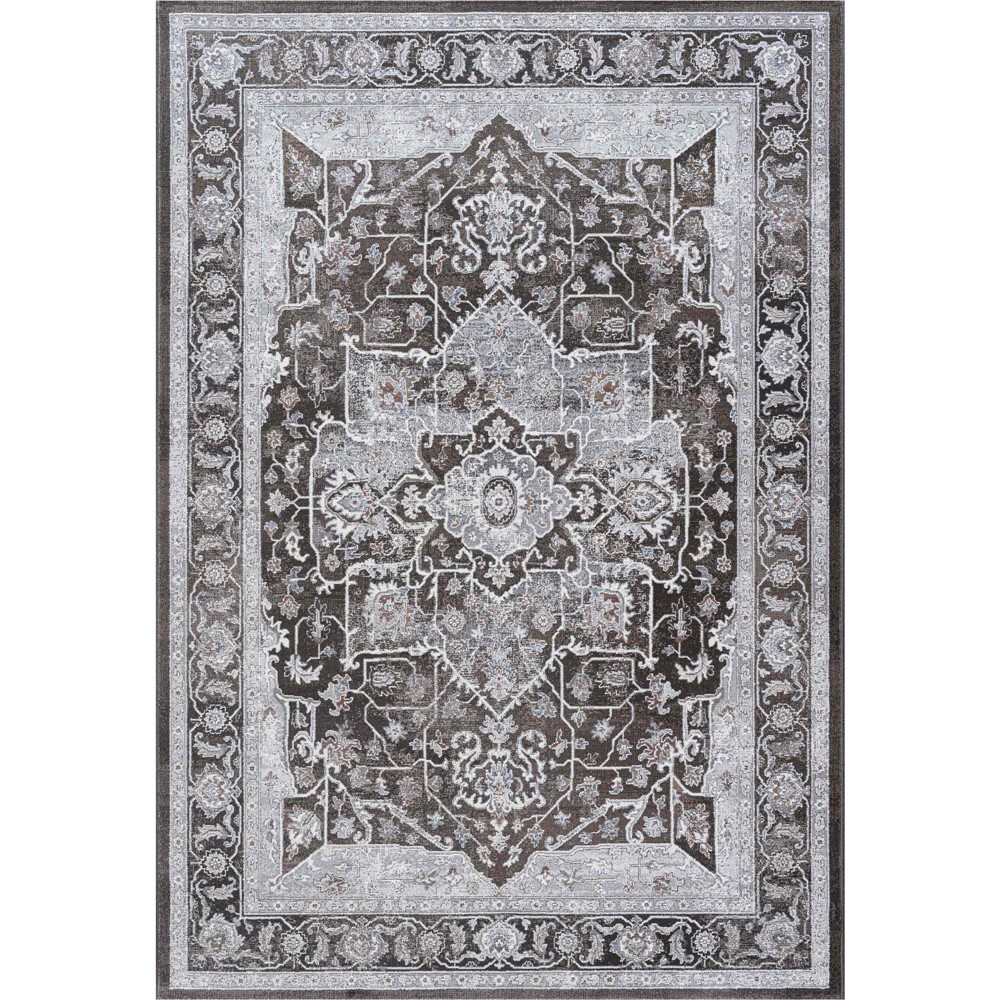 Da Vinci Traditional Medallion 57128 5255 Rugs in Blue