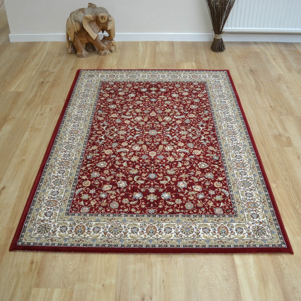 Da Vinci Traditional Bordered 57221 1414 Rugs in Red