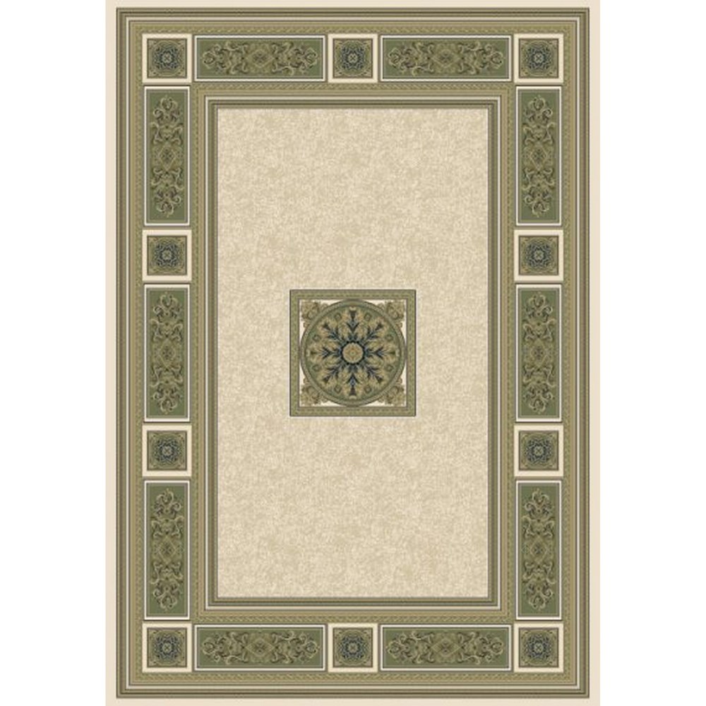 Da Vinci Traditional Bordered 57801 6444 Rugs in Light Beige