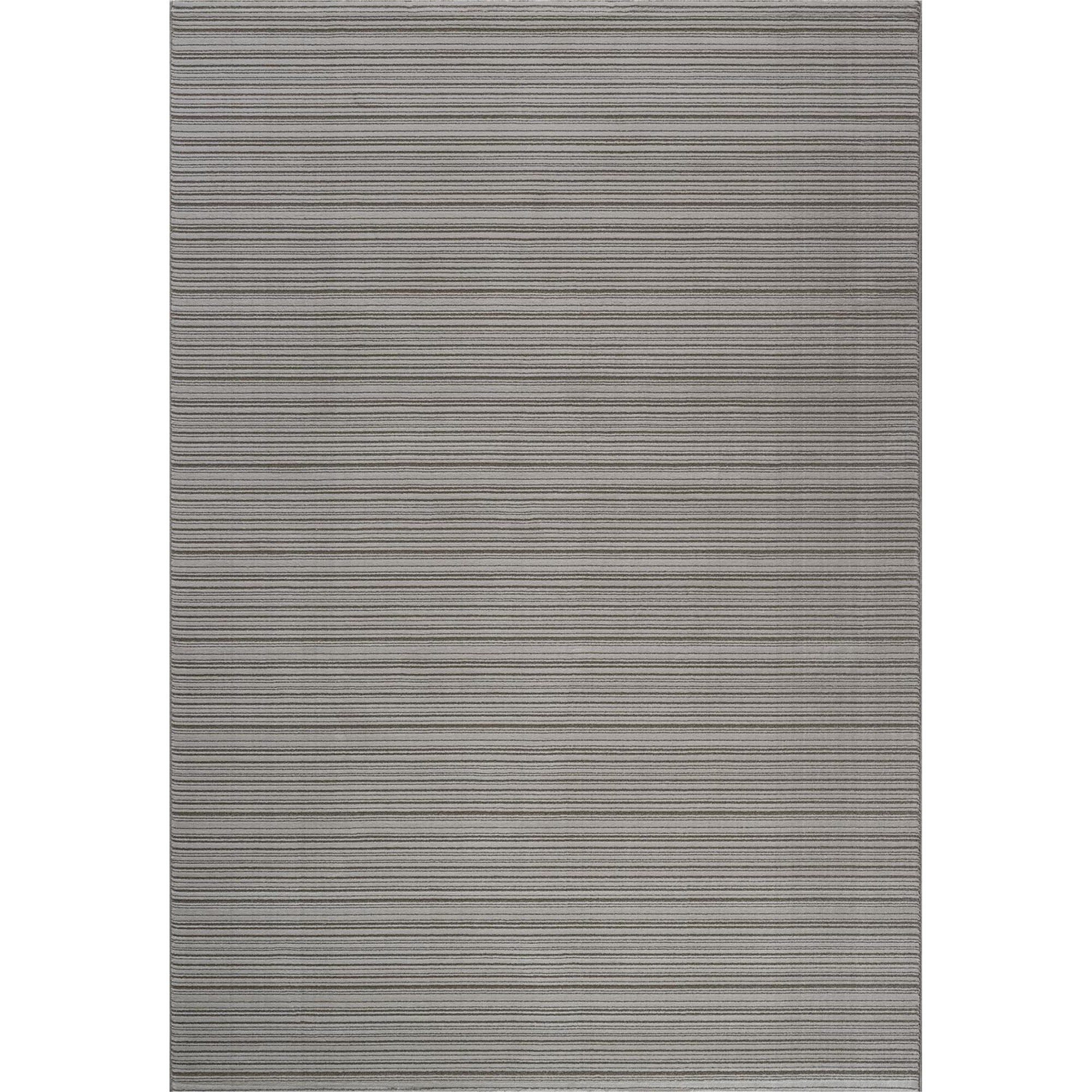 Oslo 59012 8585 Carved Textured Striped Rugs In Grey