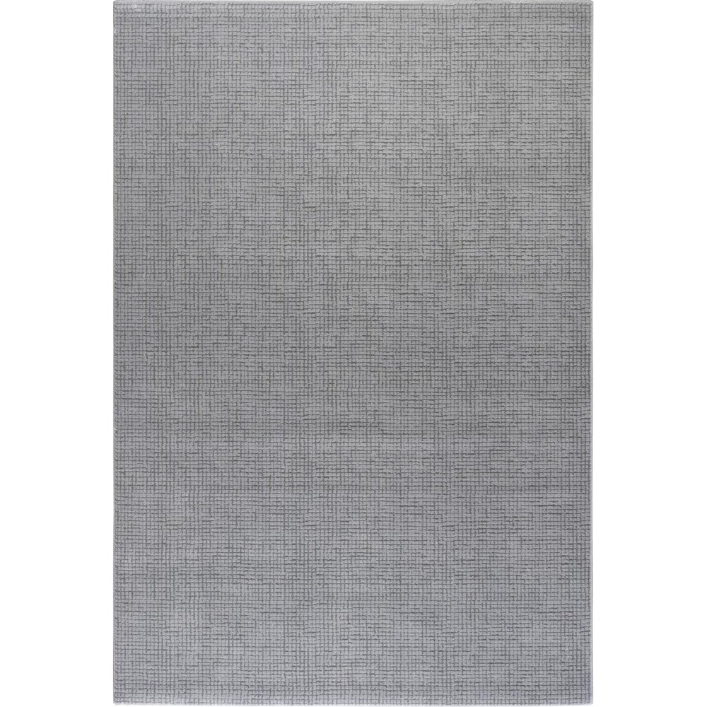 Oslo 59015 5585 Carved Textured Abstract Rugs in Grey