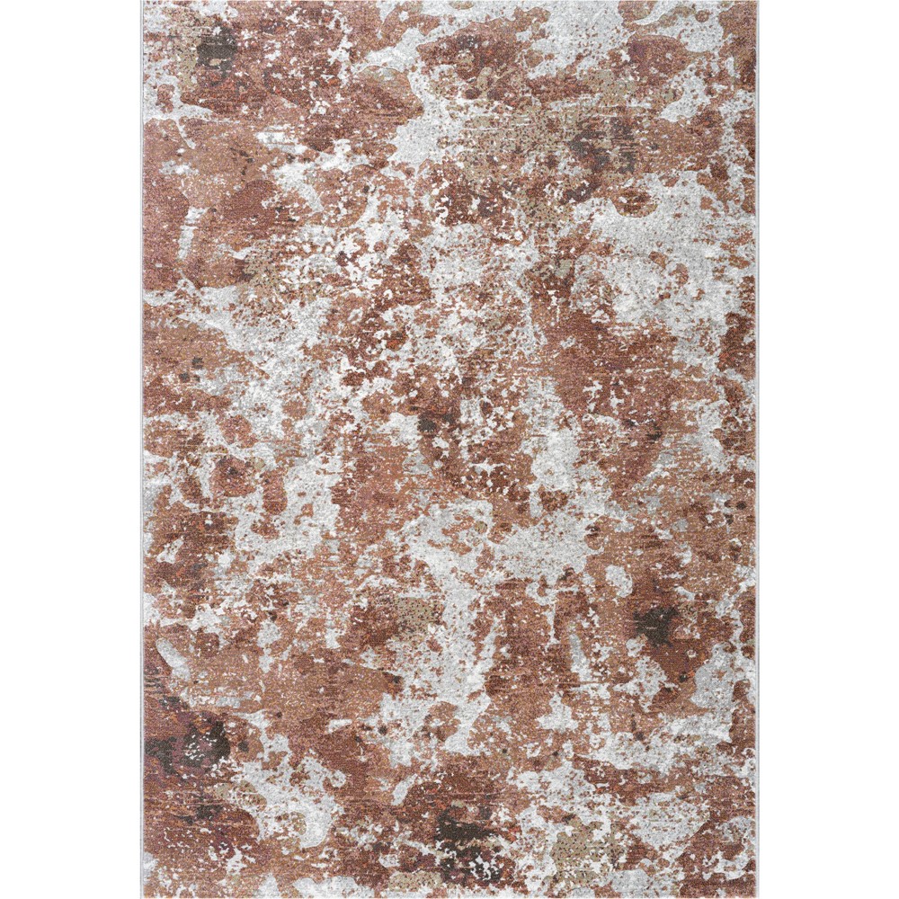 Galleria Modern Abstract Rugs 63872 6280 in Orange