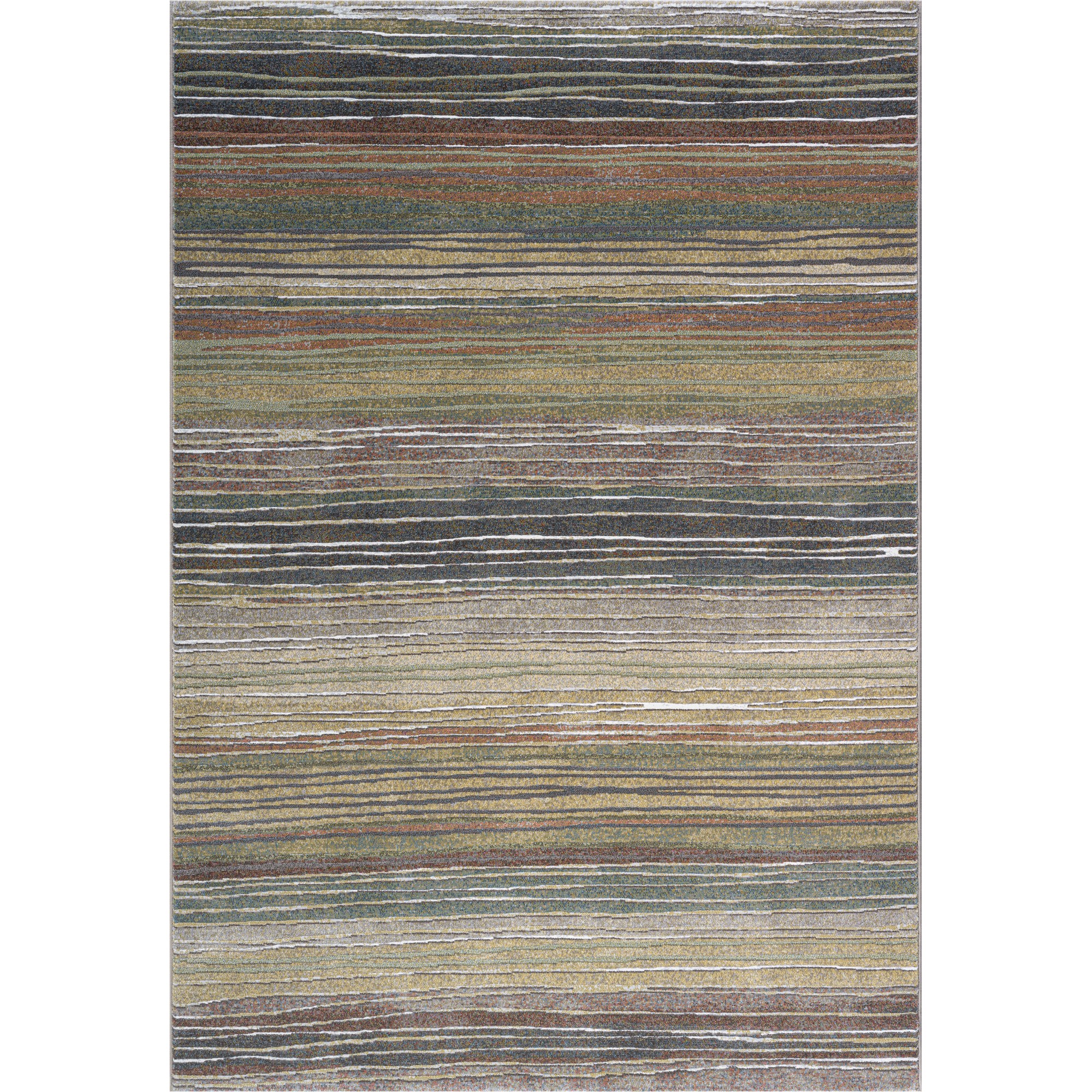 Galleria Modern Stripe Rugs 63892 4240 In Multi