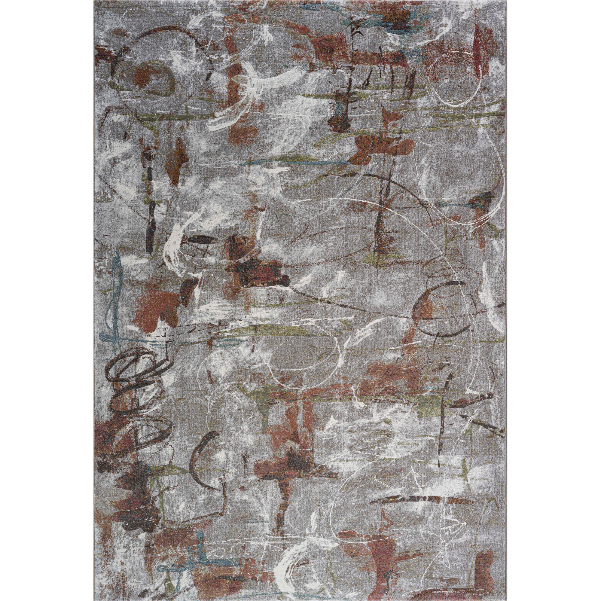 Galleria Modern Abstract Rugs 63899 8270 In Multi