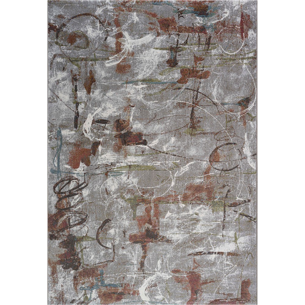 Galleria Modern Abstract Rugs 63899 8270 in Multi