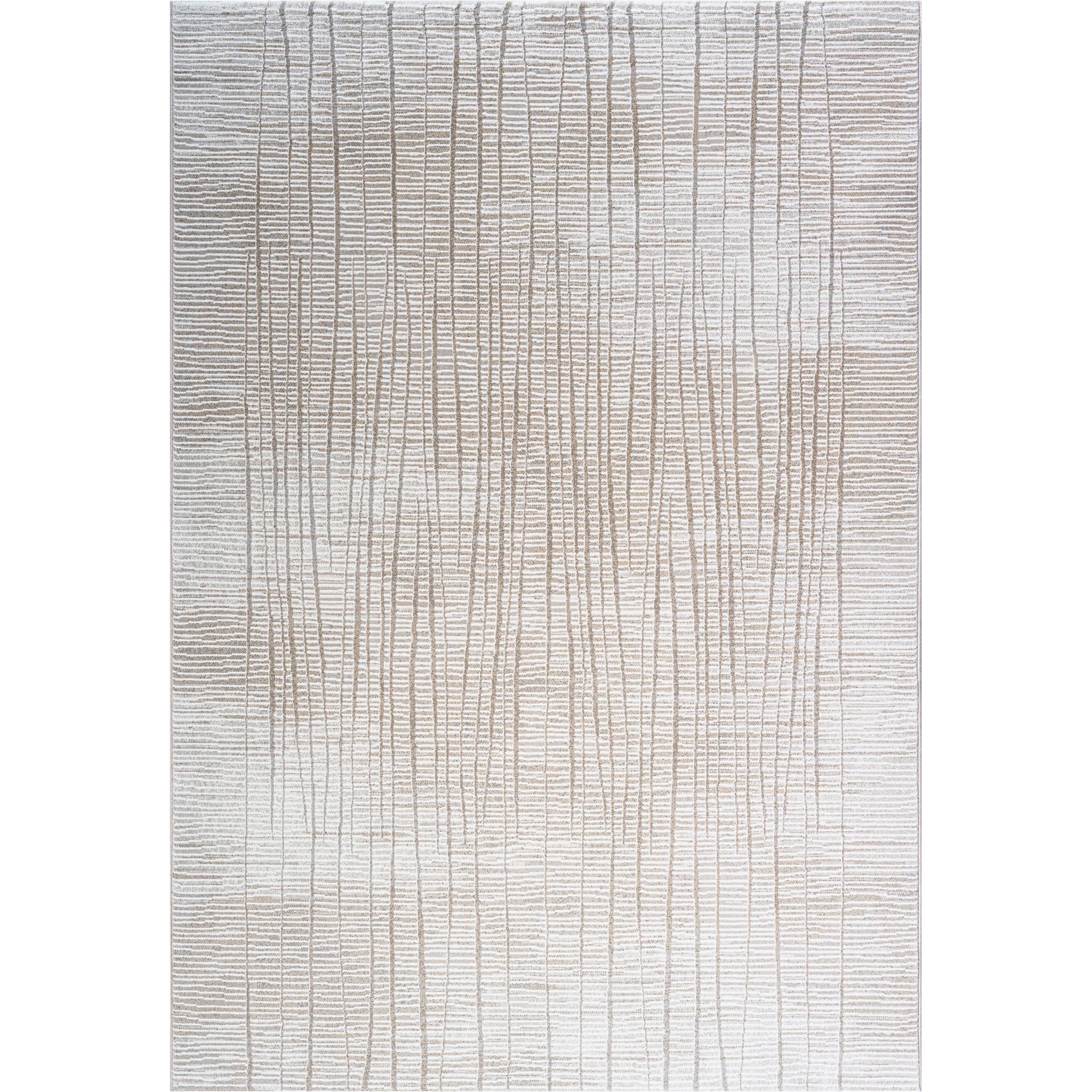 Galleria Modern Abstract Rugs 63907 6545 In Cream