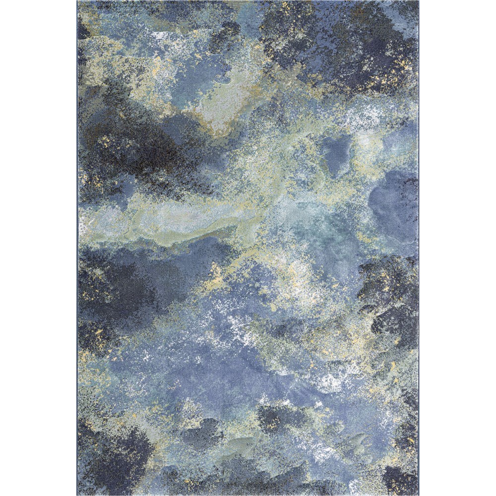 Galleria Modern Abstract Rugs 63934 5241 in Blue