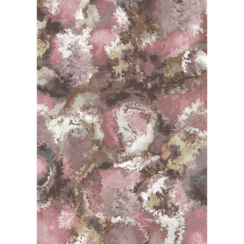 Galleria Modern Abstract Rugs 63935 9210 in Pink