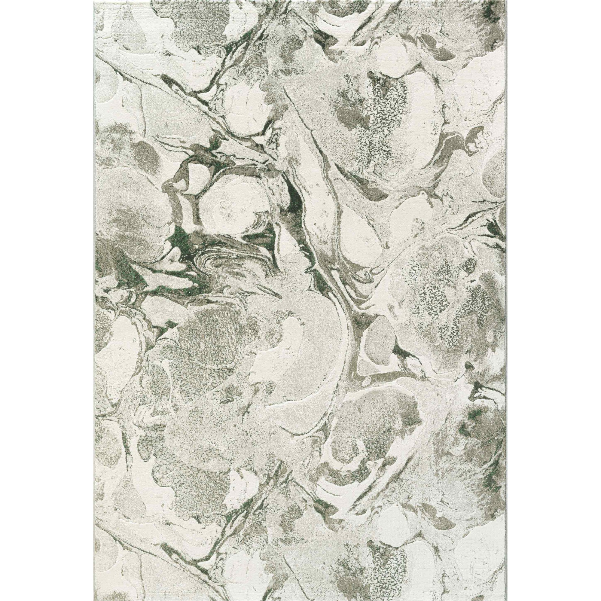 Quartz Modern Abstract Rugs 83016 6141 In Green