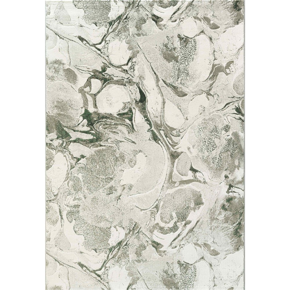 Quartz Modern Abstract Rugs 83016 6141 in Green