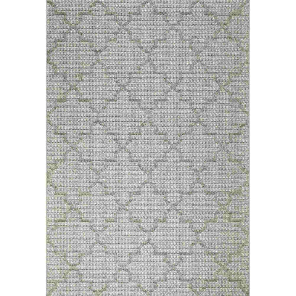 Newquay Geometric Trellis Flatweave Outdoor Rugs 96003 2001 Beige