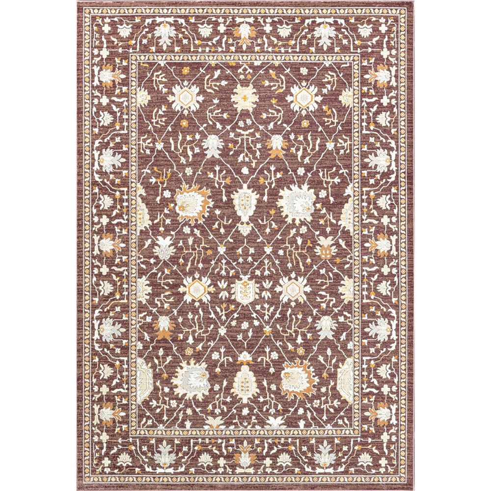 Paprika 97803 7171 Traditional Motif Rugs in Brown