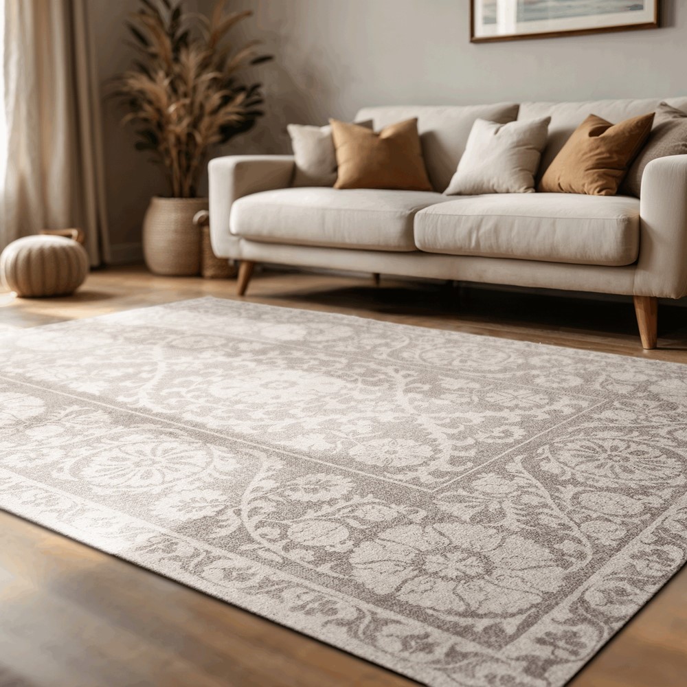 Louis De Poortere Antiquarian Suzani Rugs 9846 in Boree