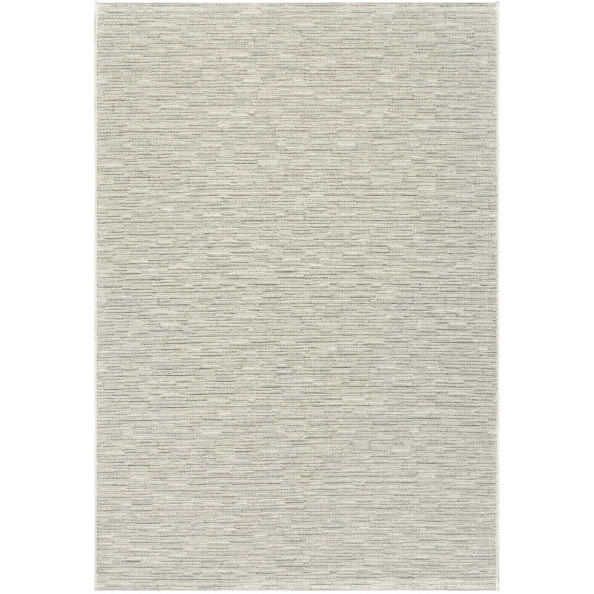 High Line Modern Wool Textured Rugs 99021 6000 In Cream Grey