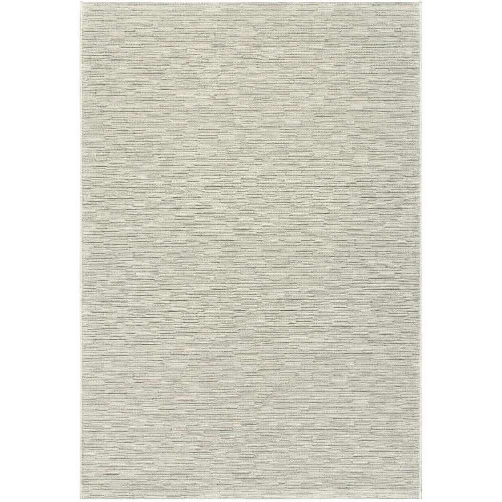 High Line Modern Wool Textured Rugs 99021 6000 in Cream Grey