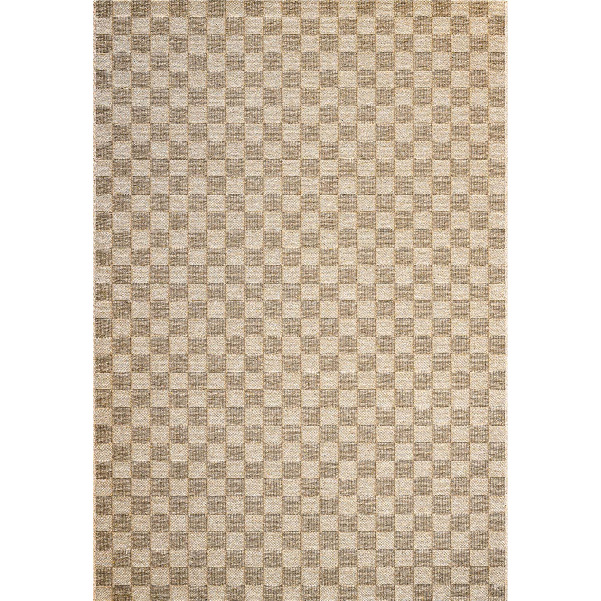 High Line Modern Wool Geometric Rugs 99041 8007 In Brown