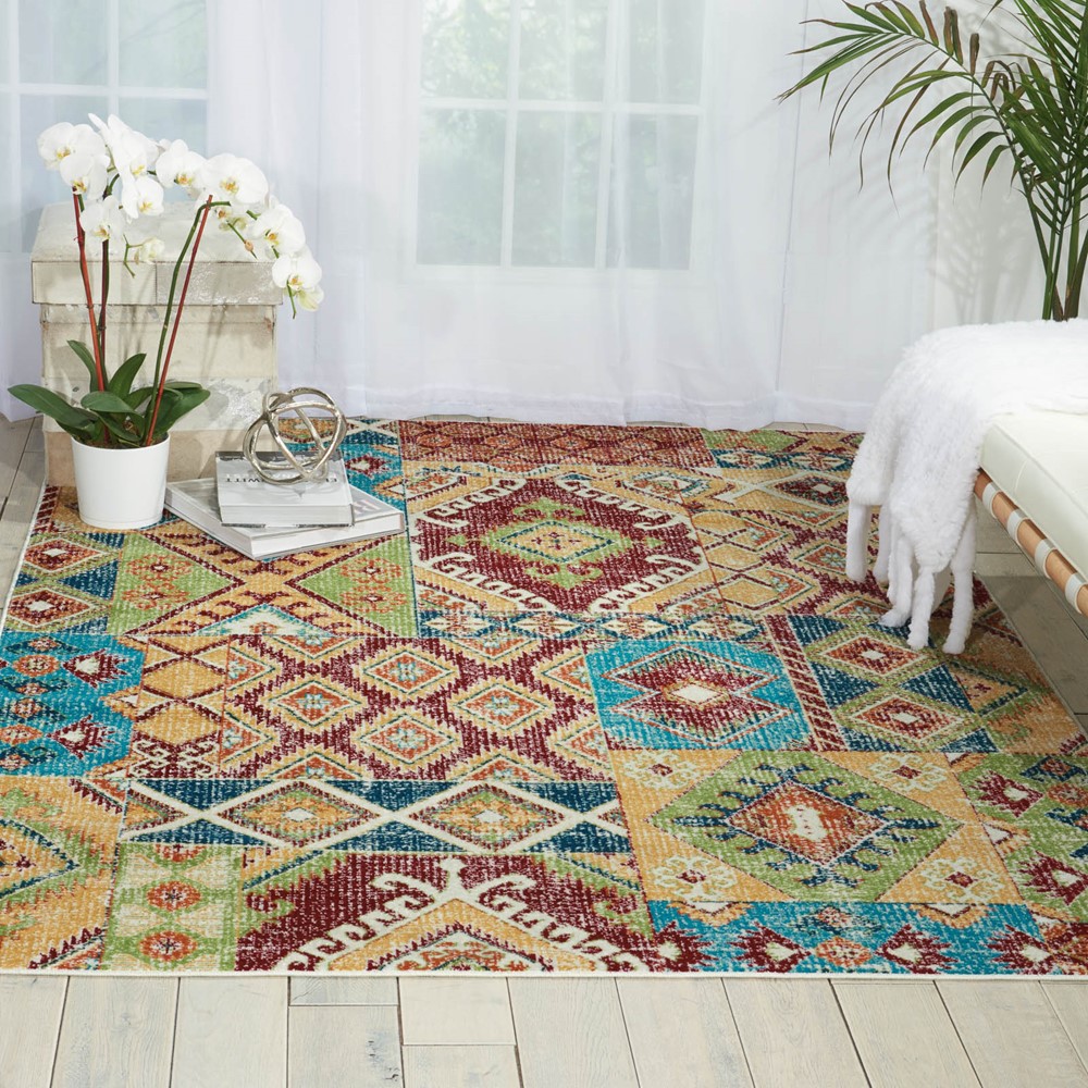 Aria Rugs AR018 by Nourison in Sunset