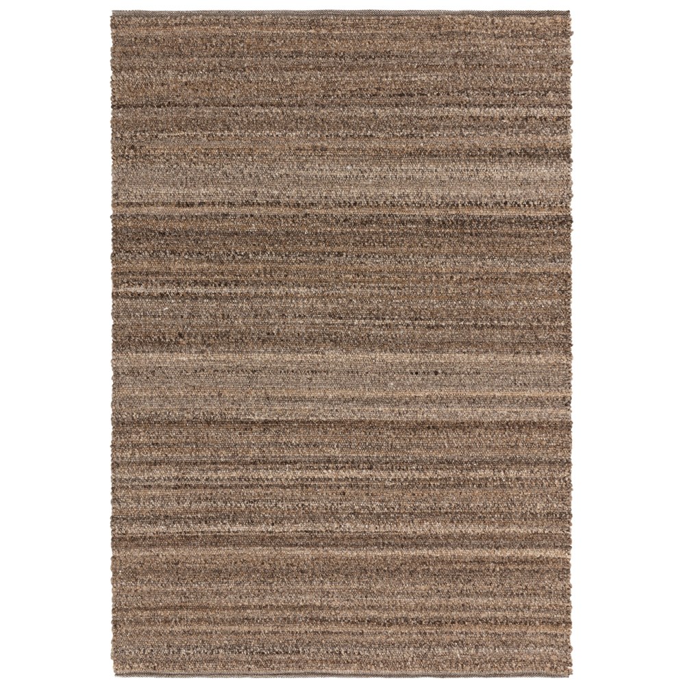 Abbus Modern Boucle Flatweave Rugs in Brown