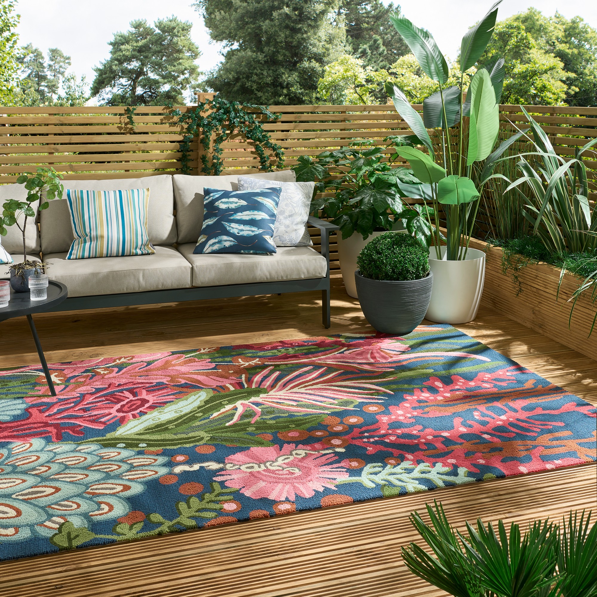 Acropora Indoor Outdoor Rugs 442202 In Brazilian Rosewood Tree Canopy