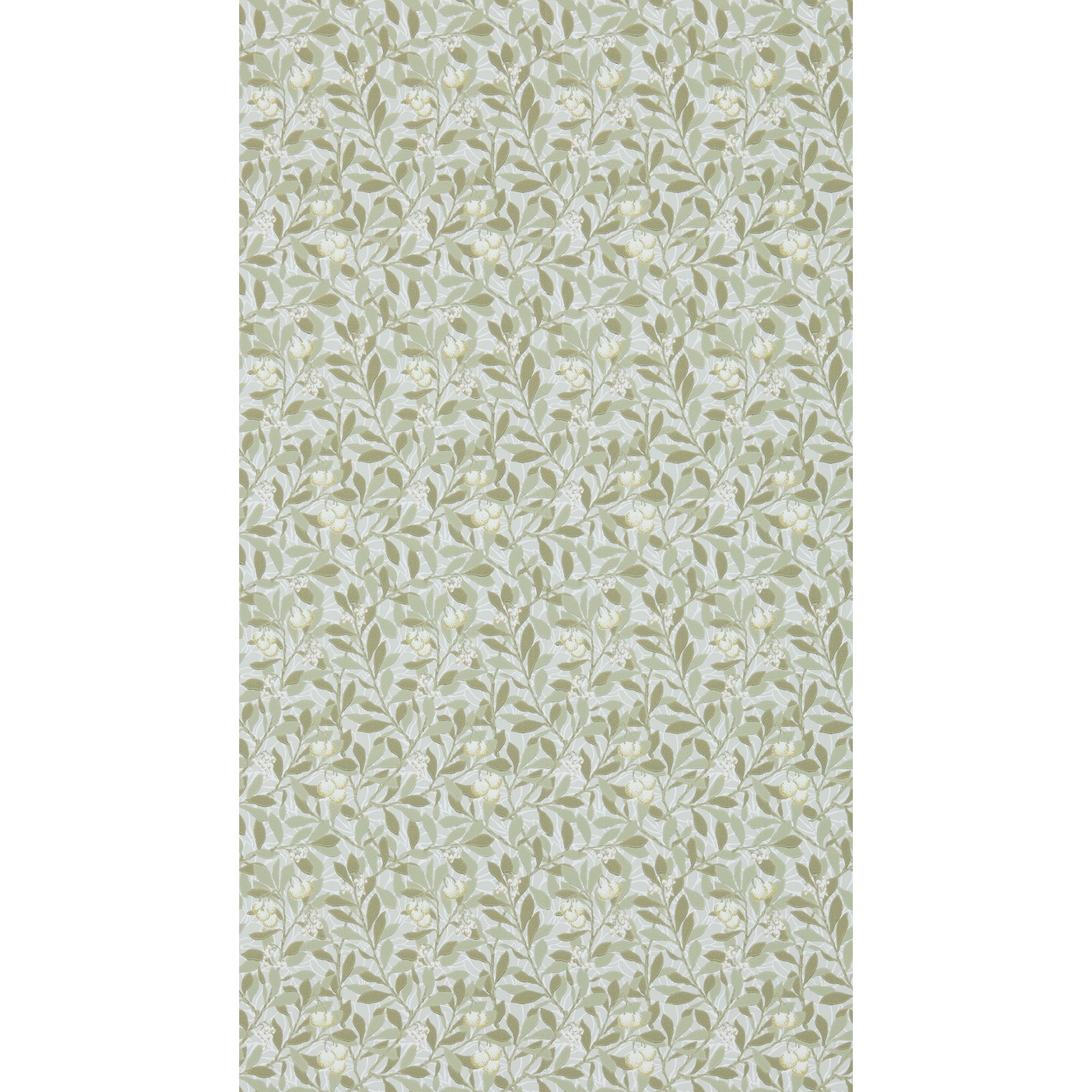 Arbutus Wallpaper 210406 by Morris & Co in Dark Green Red buy online ...