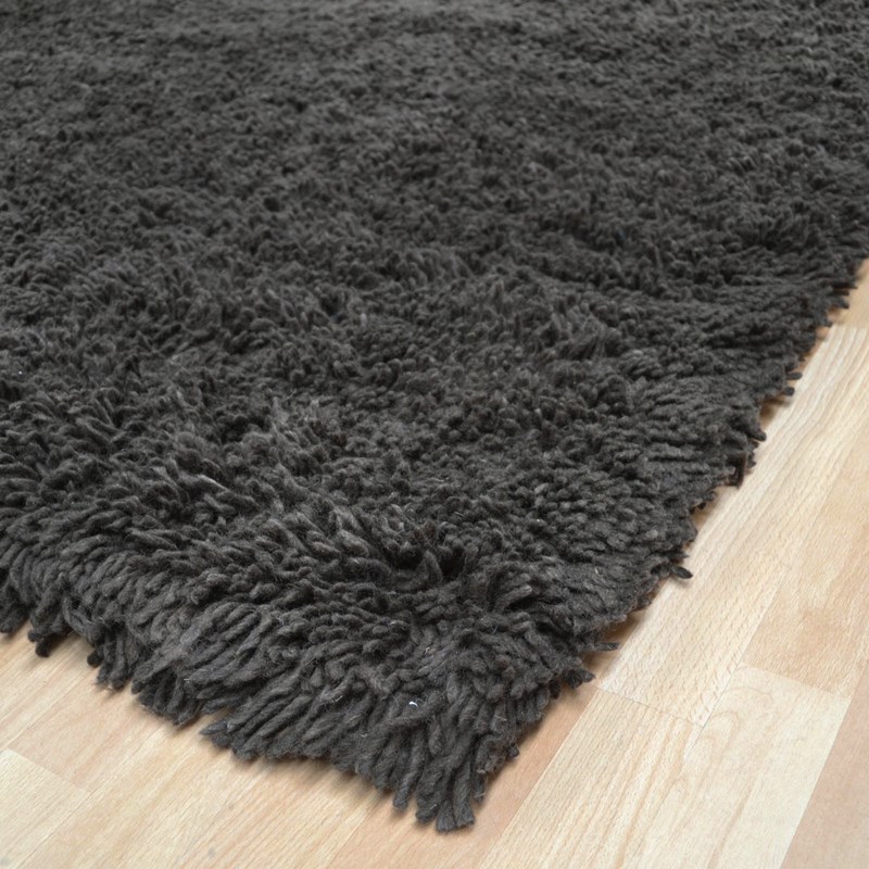 Arctic Shaggy Wool Rugs Tan 20 buy online from the rug seller uk