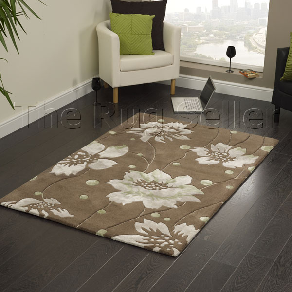 Elements Bm02 Brown Indian Wool Rug