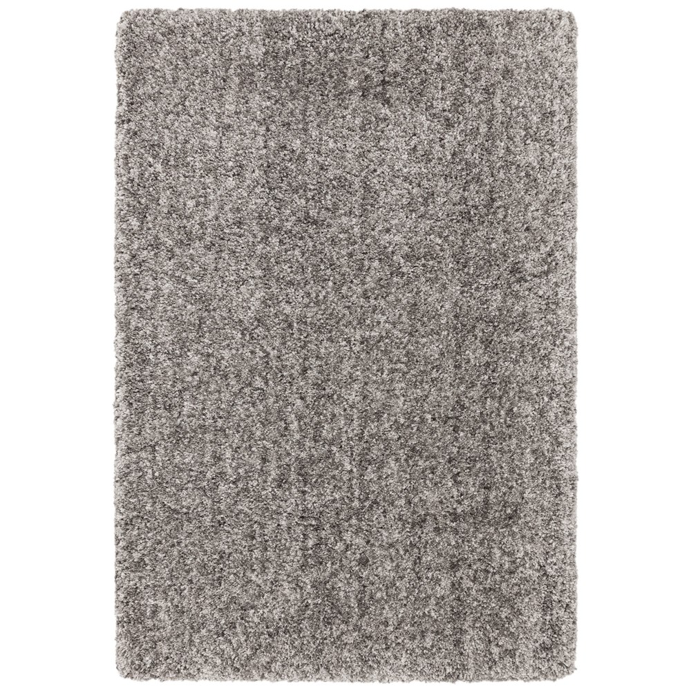 Barnaby Soft Plain Shaggy Rugs in Grey