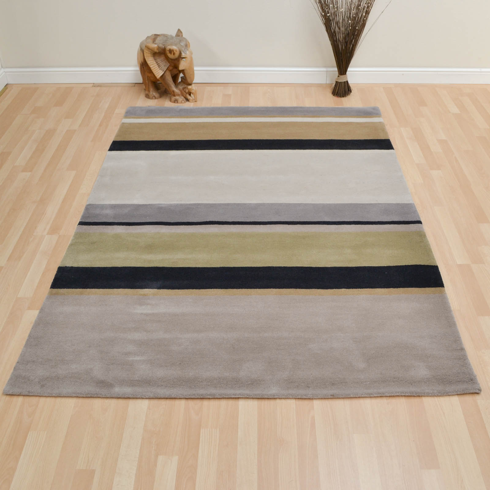 Harlequin Bella Stripe Rugs 43604 Neutral - Free UK Delivery - The Rug