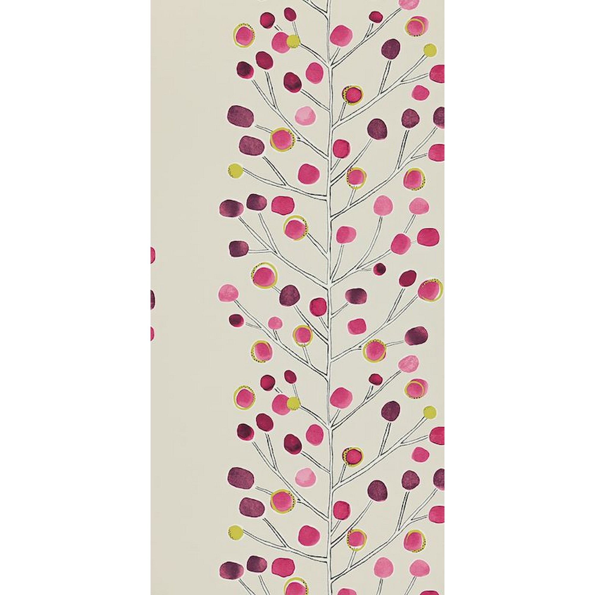 Berry Tree Wallpaper 110205 by Scion in Peacock Powder Blue Lime ...