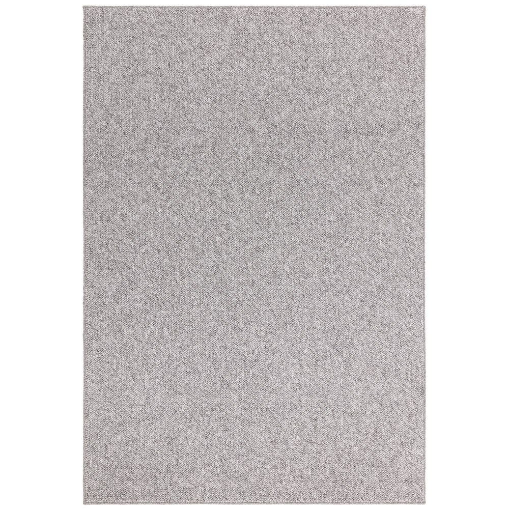 Boden Boho Washable Plain Textured Rugs in Grey