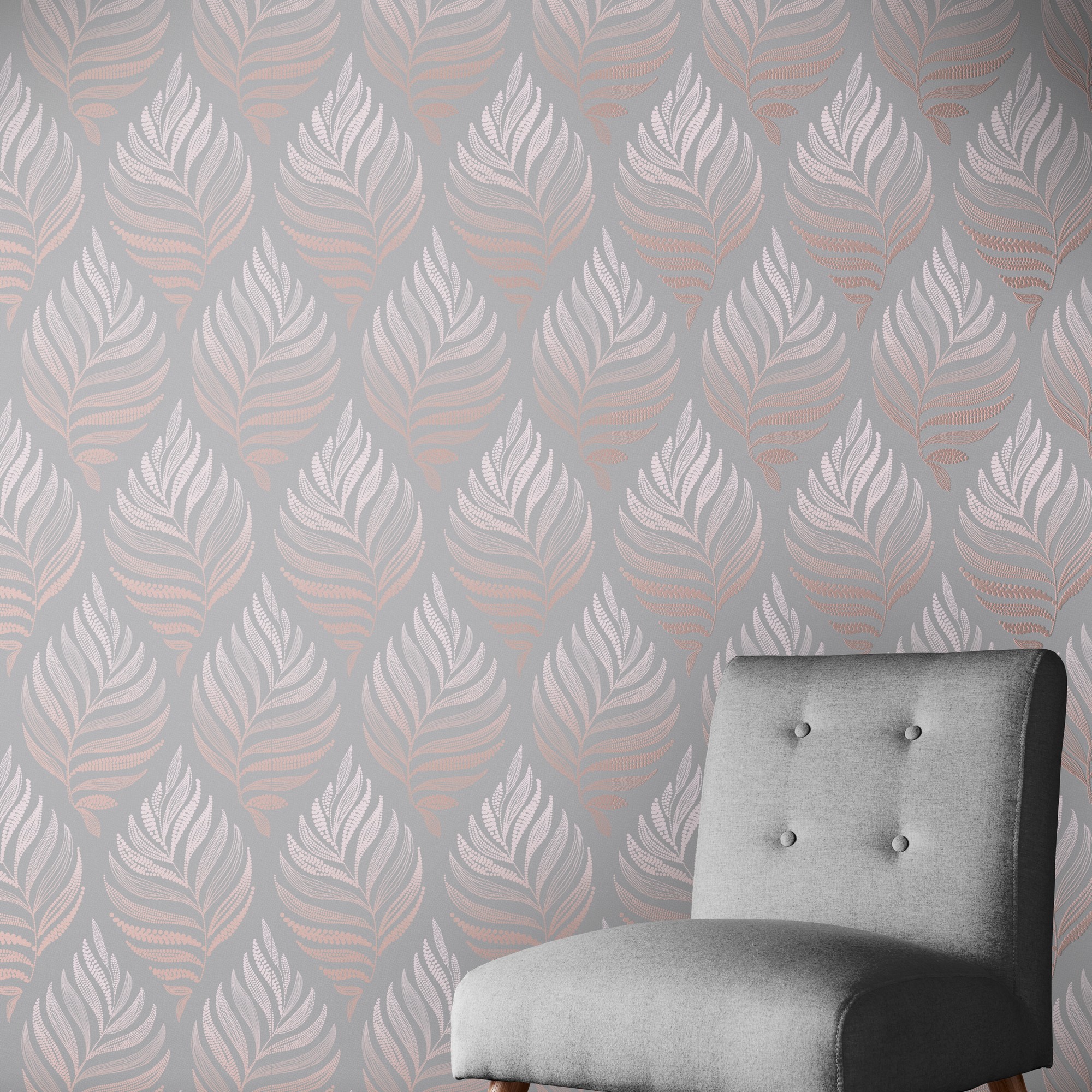 Madison Rose Floral Wallpaper - Raspberry Pink Blush World of Wallpaper USA